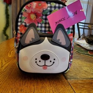 Betsey Johnson backpack pocketbook